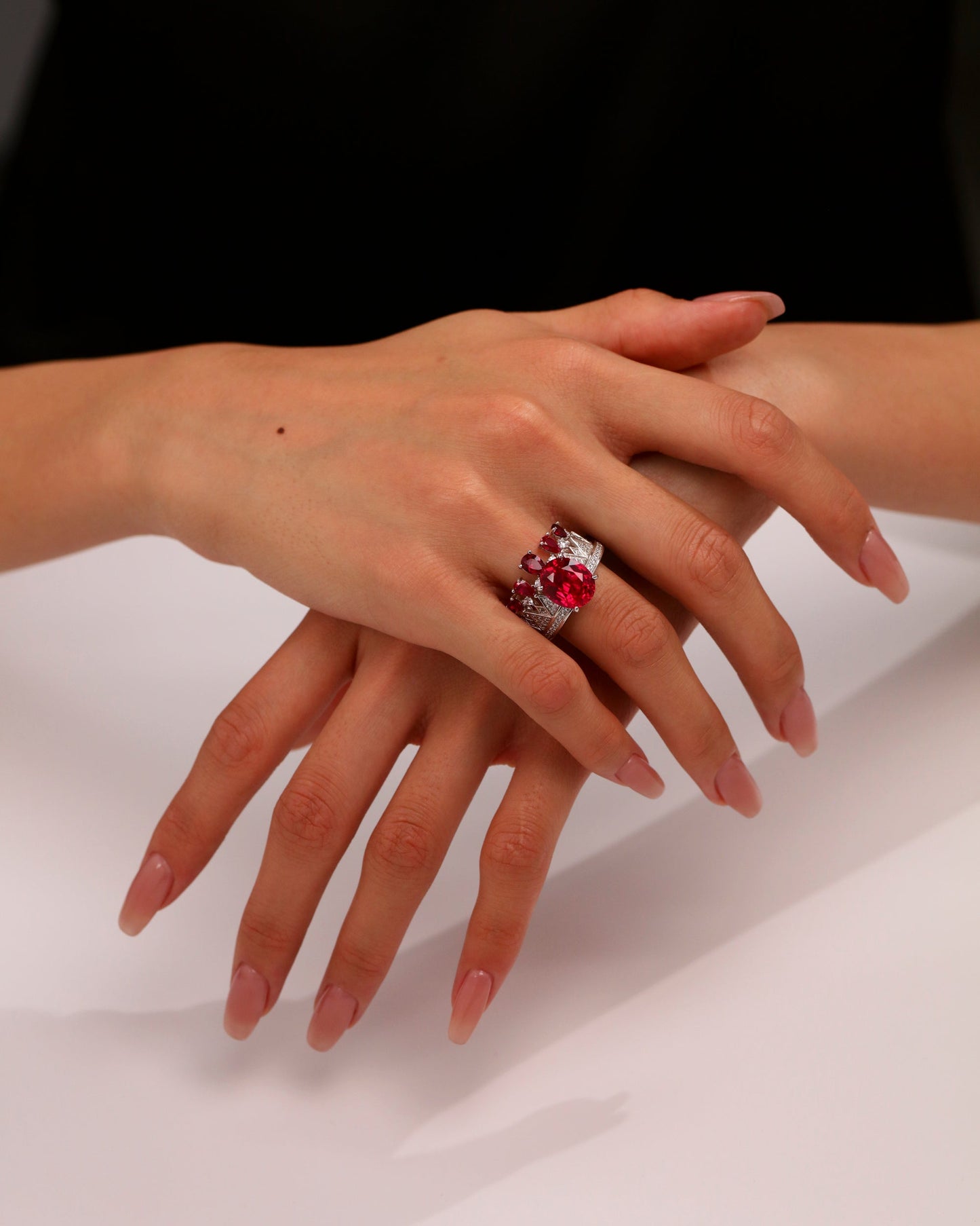 Ruby & Blue Sapphire Ring