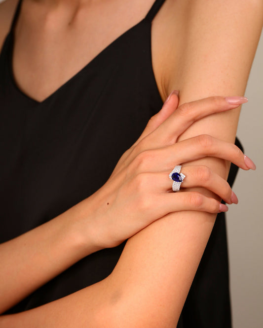 Royal Blue Sapphire Ring