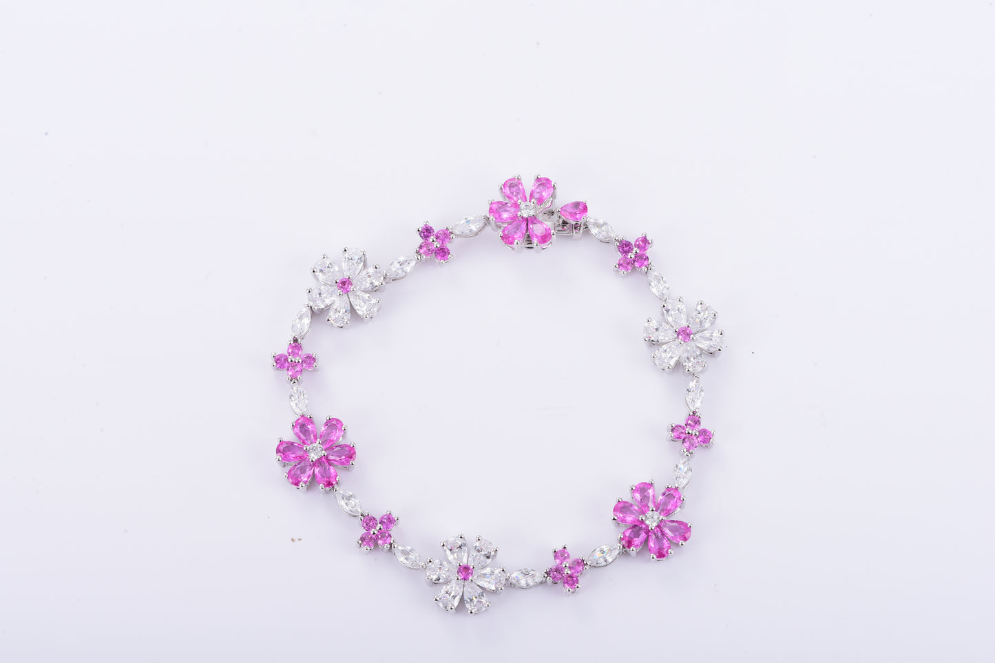 Purple Flower Bracelet