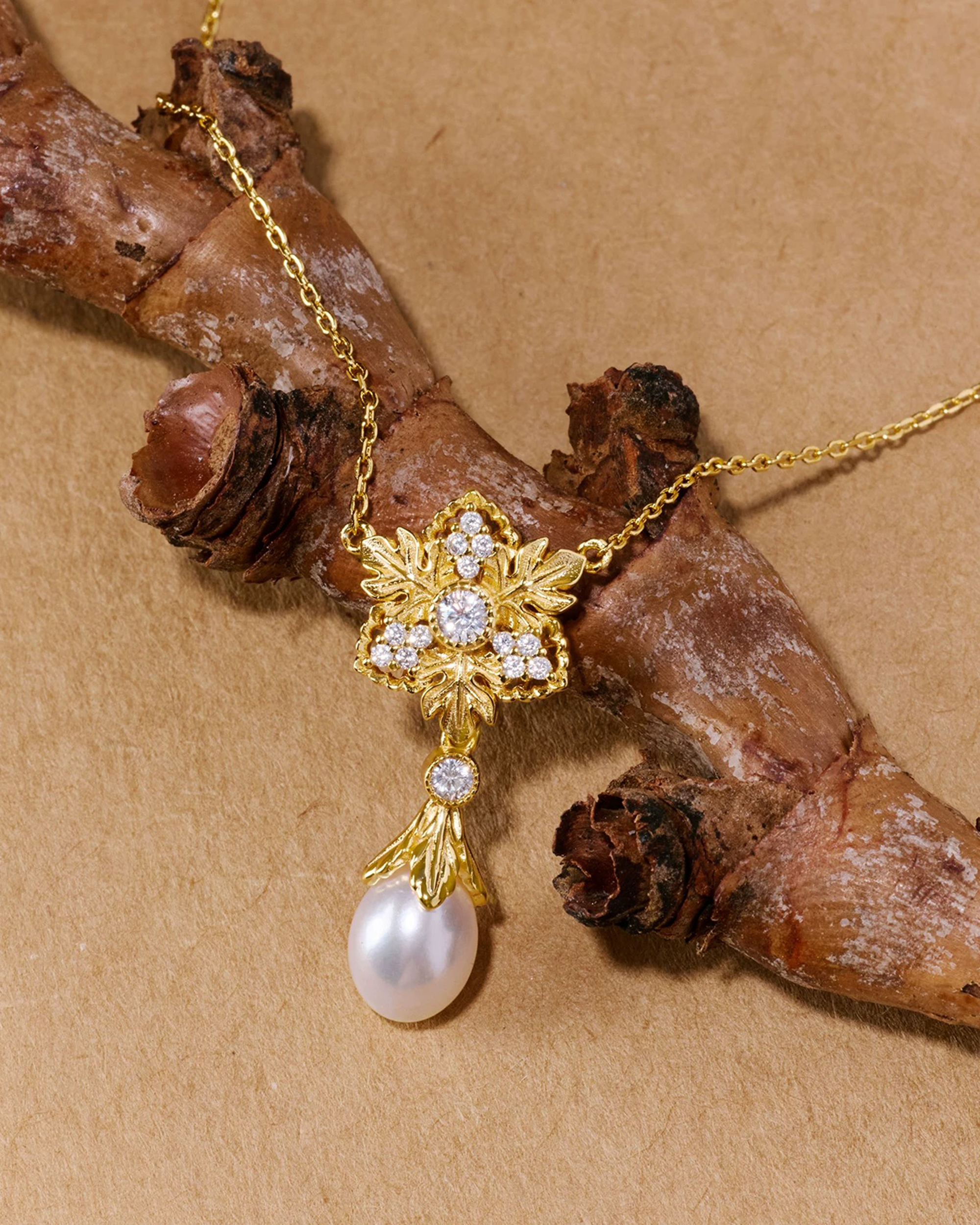 Golden Quill Necklace