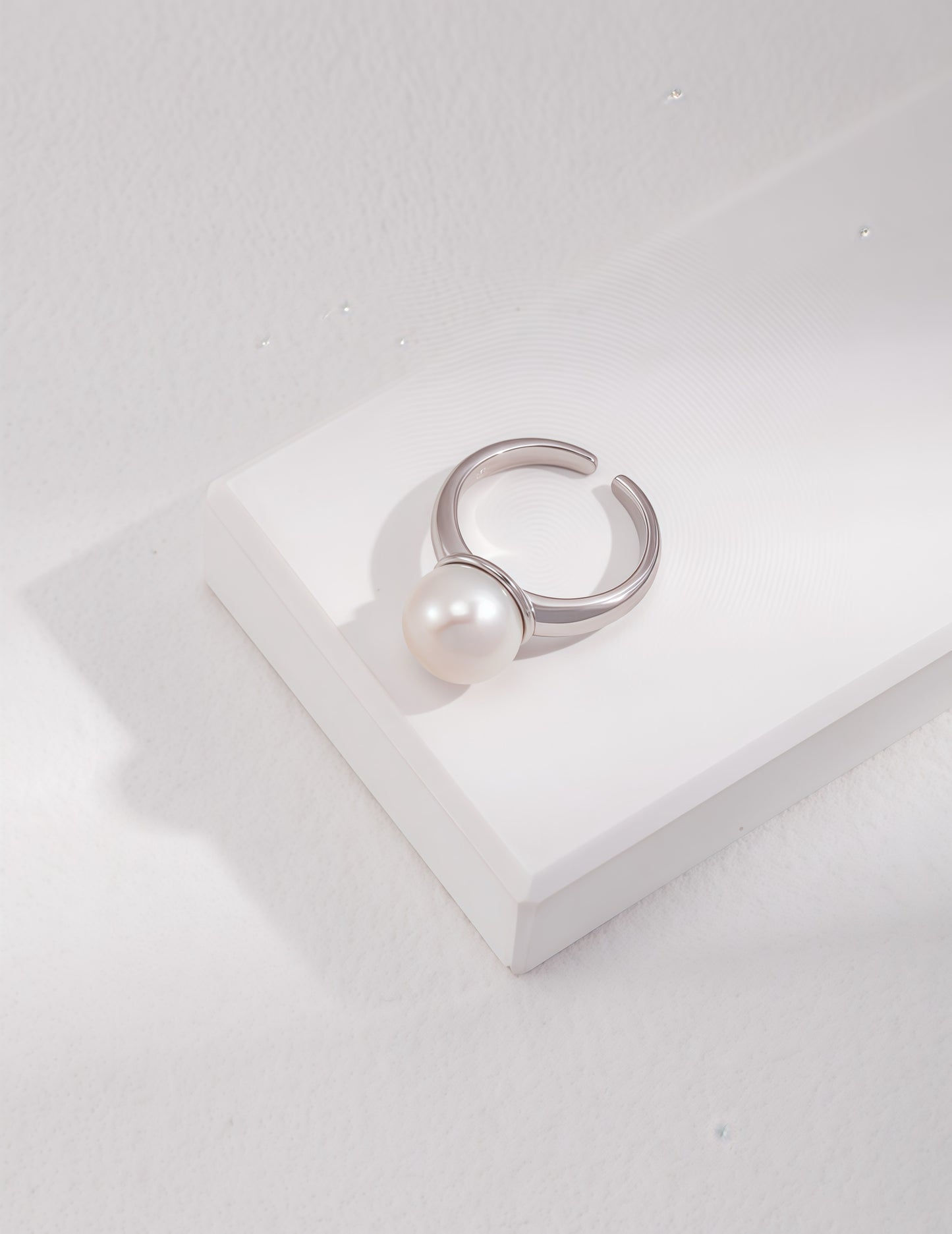 Moonlit Pearl Ring