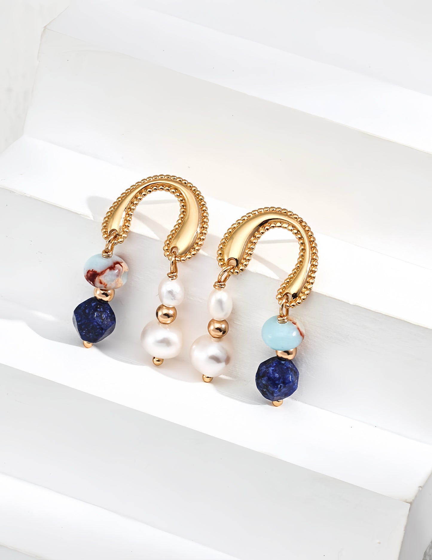 Lapis Pearl Elegance Jewelry