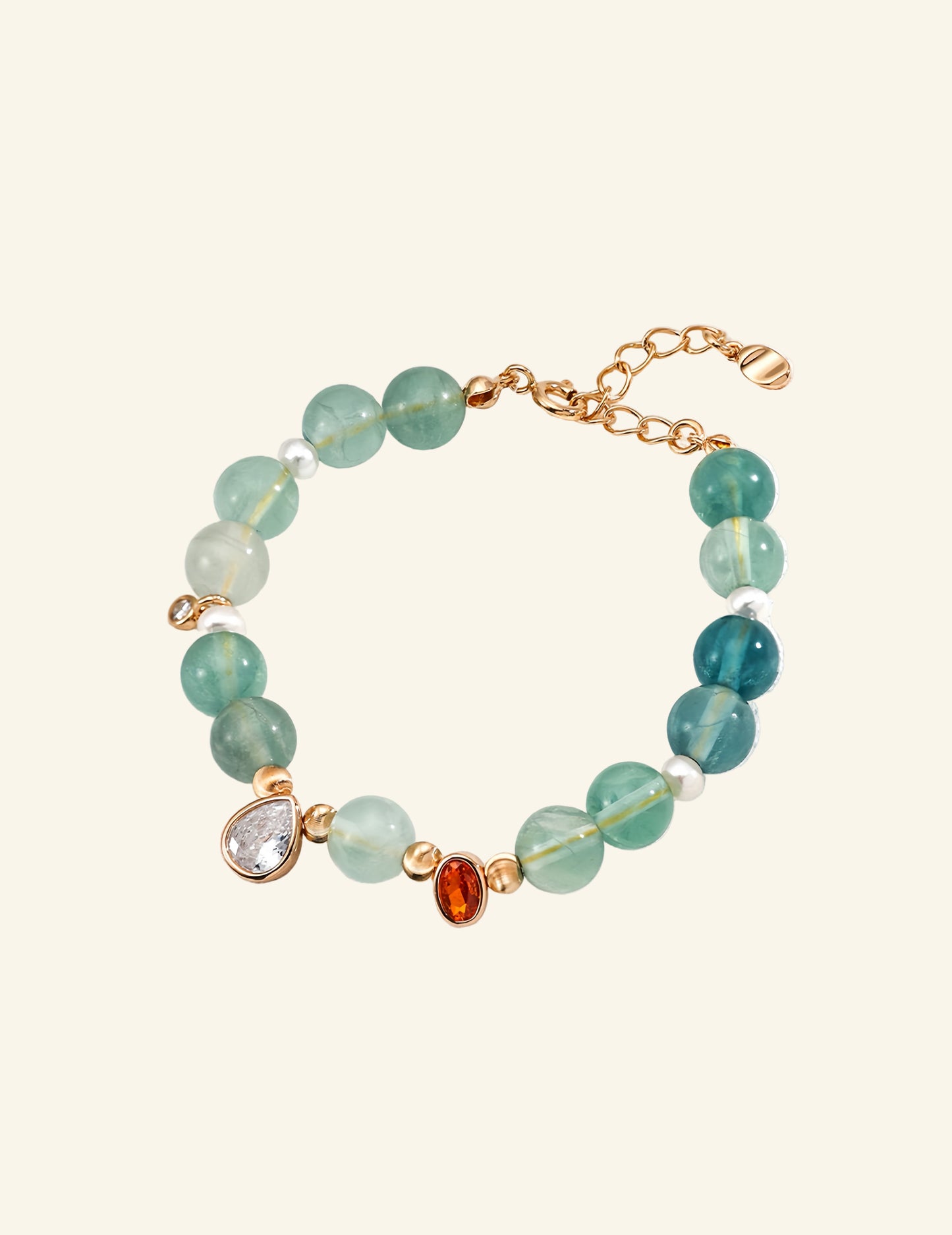 Radiant Pearl Peridot Bracelet