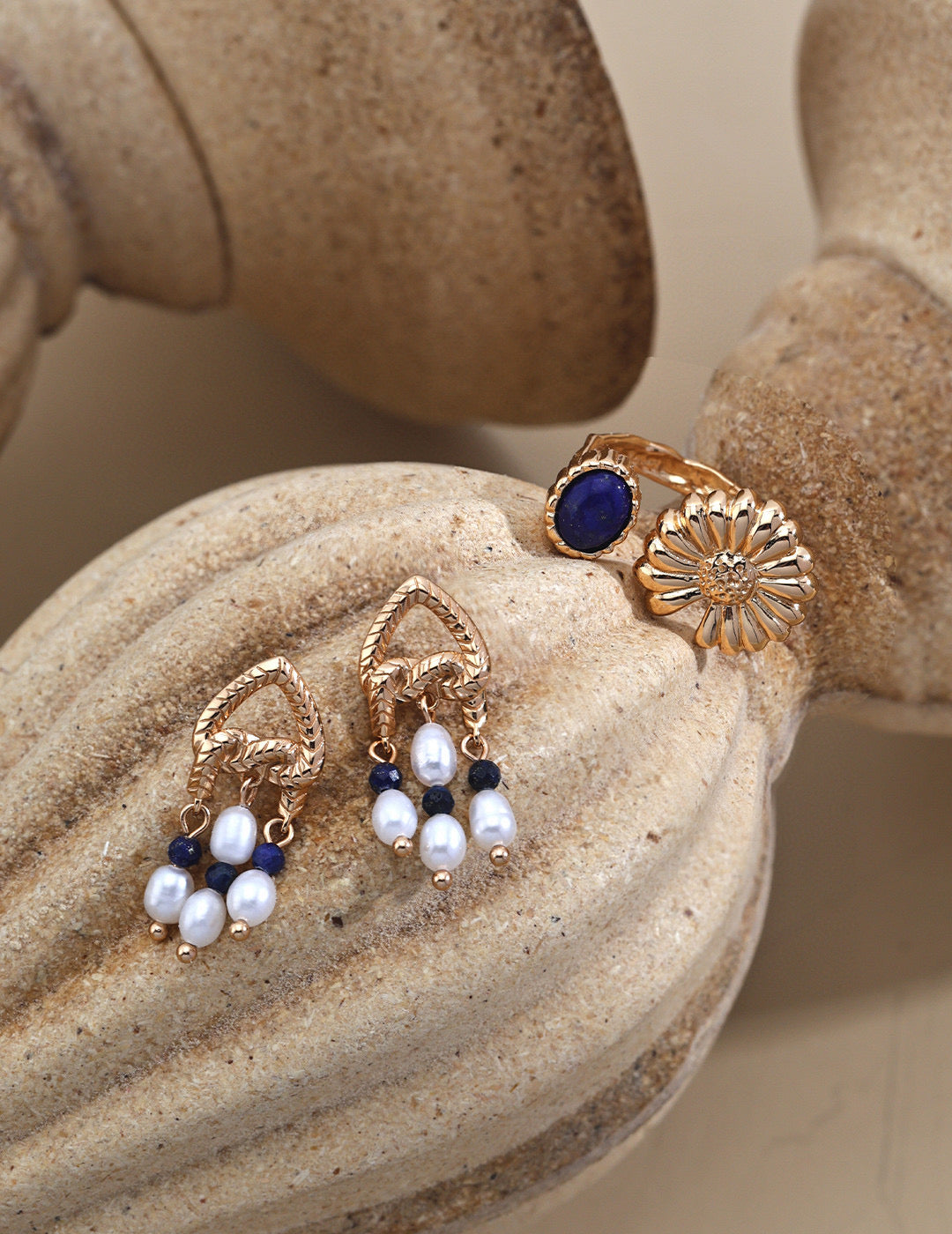 Pure Silver Pearl Earrings