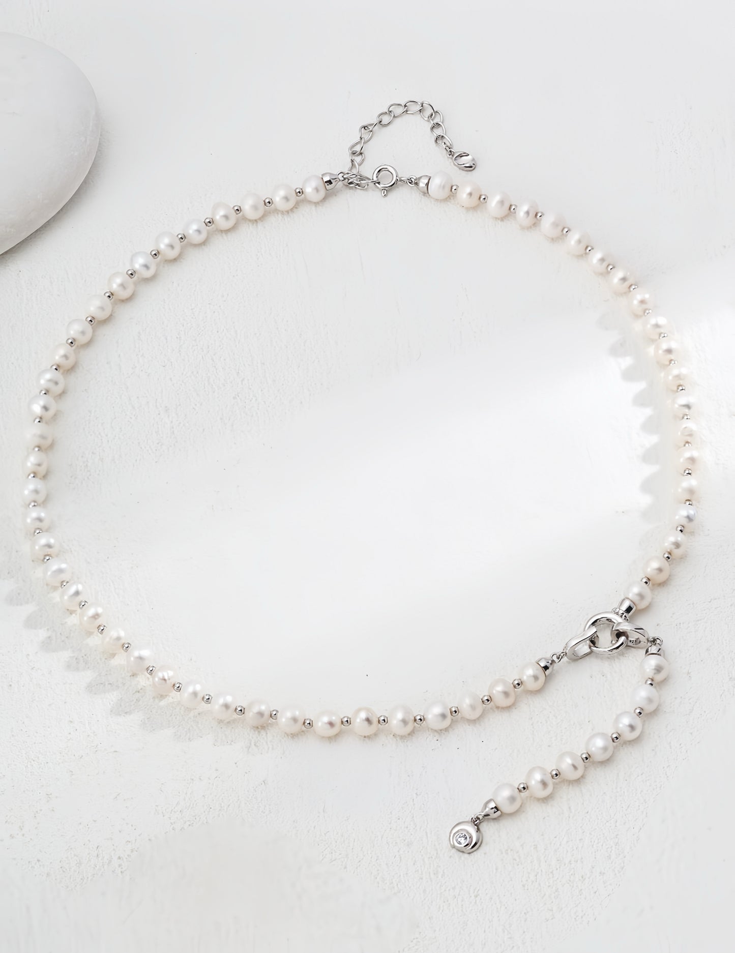 Moonlit Pearl Necklace