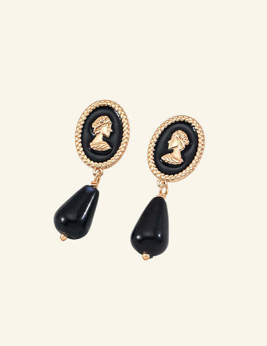 Midnight Agate Earrings
