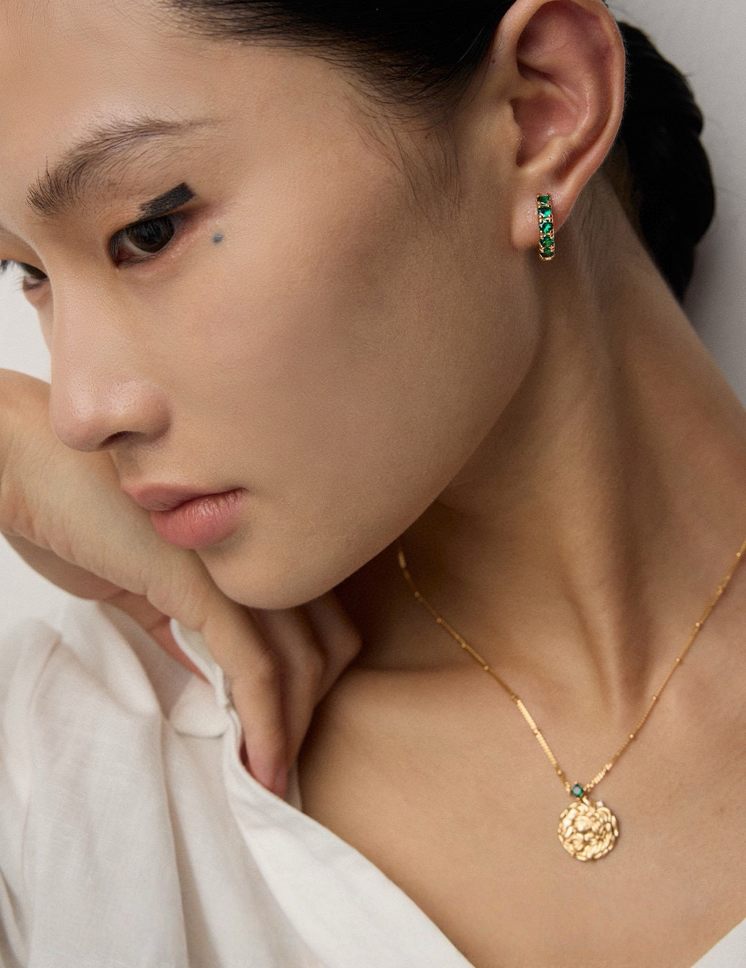 Moonlit Zircon Earrings