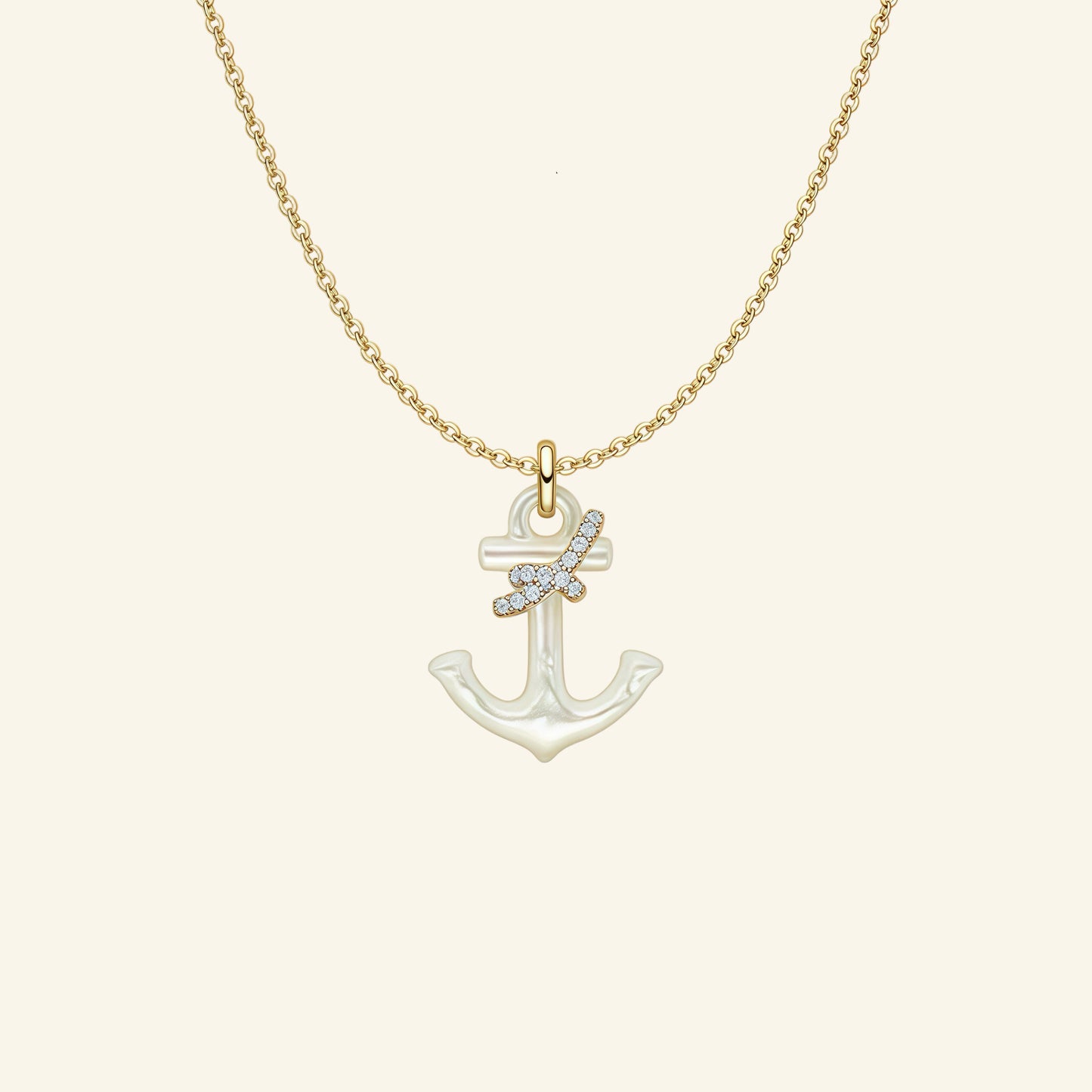 Anchor Whisper Necklace