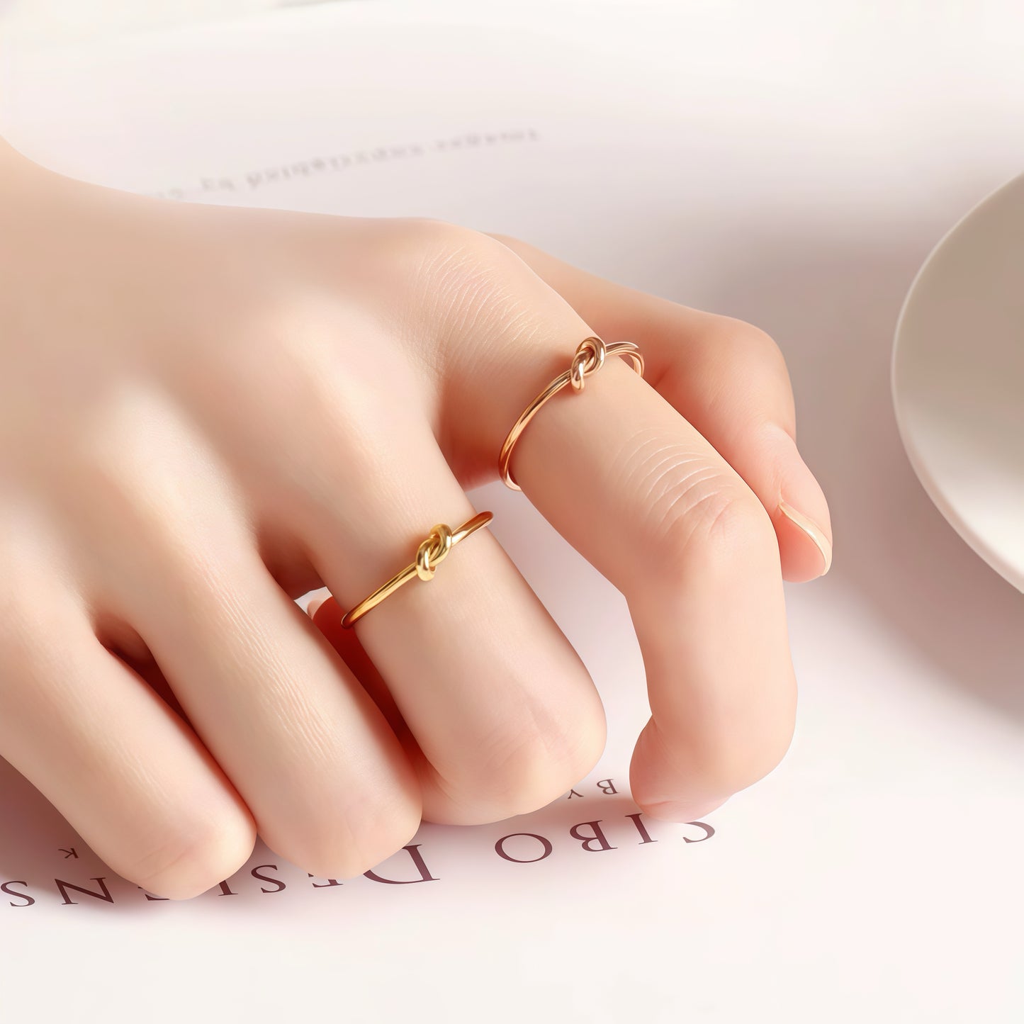 Minimal 18K Gold-Plated Ring