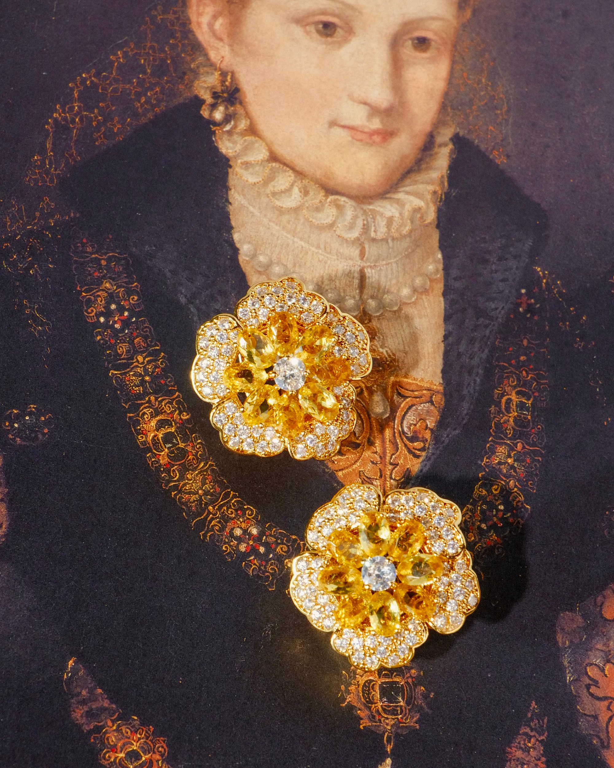 Quiet Camellia Earrings