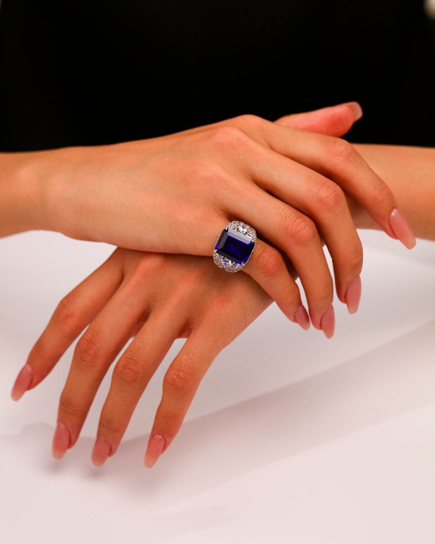 Rectangular Gemstone Ring