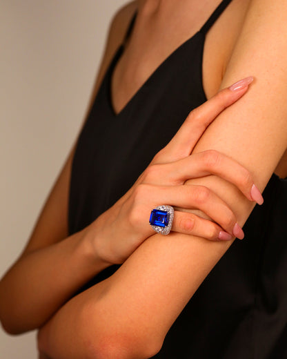 Rectangular Gemstone Ring