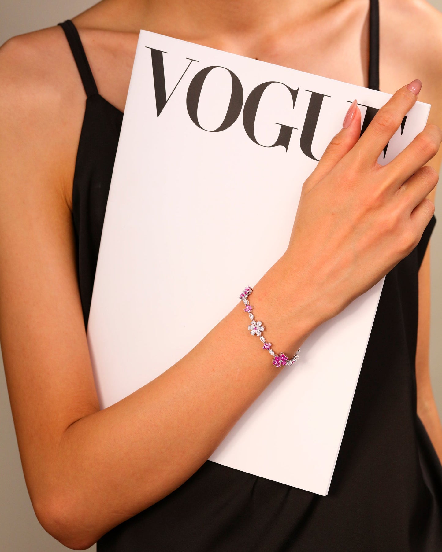 Purple Flower Bracelet