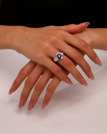 Royal Blue Sapphire Ring