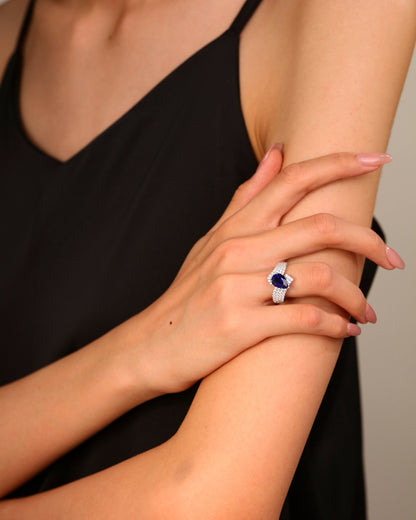 Royal Blue Sapphire Ring