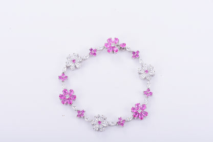 Purple Flower Bracelet