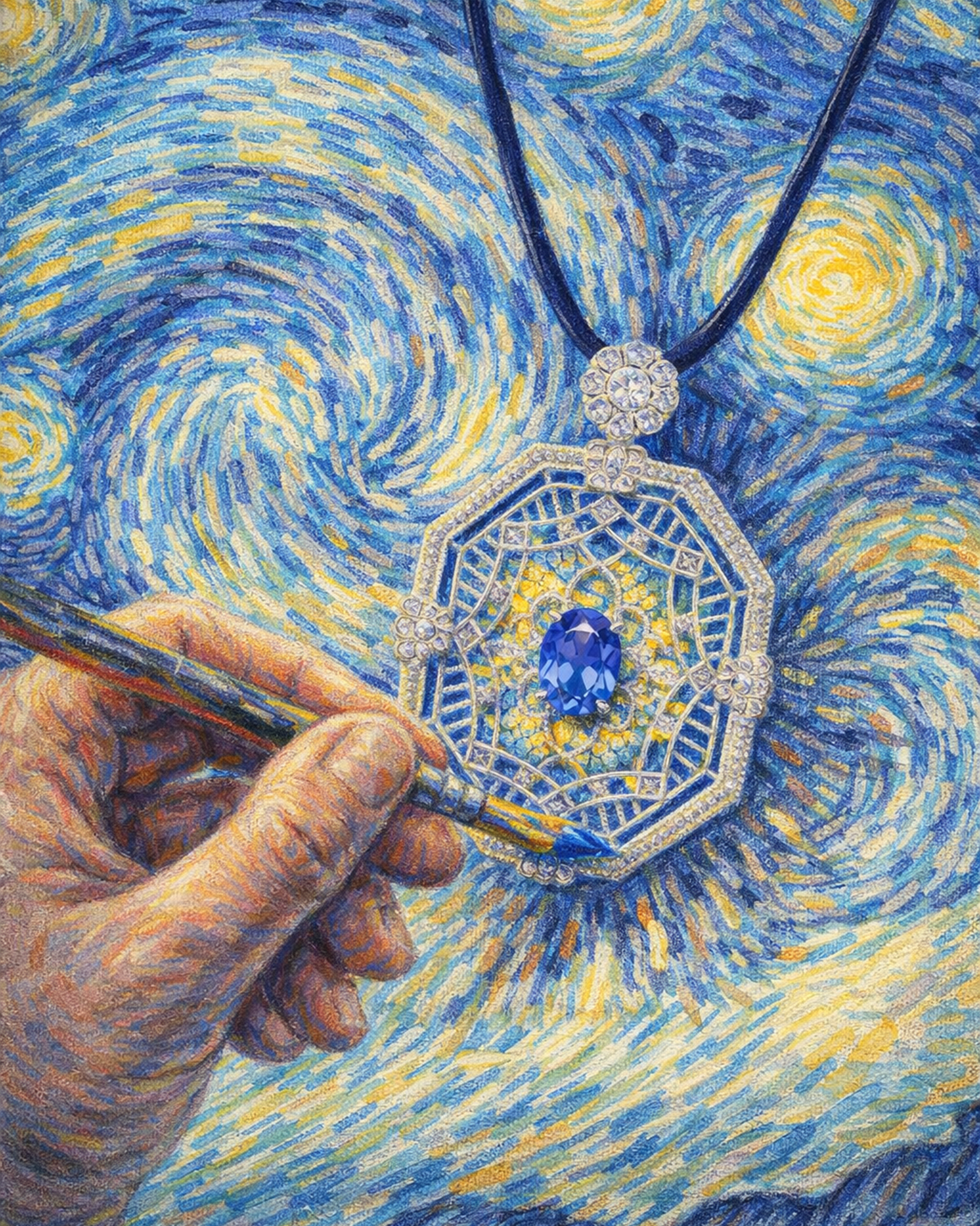 Starry Night Necklace