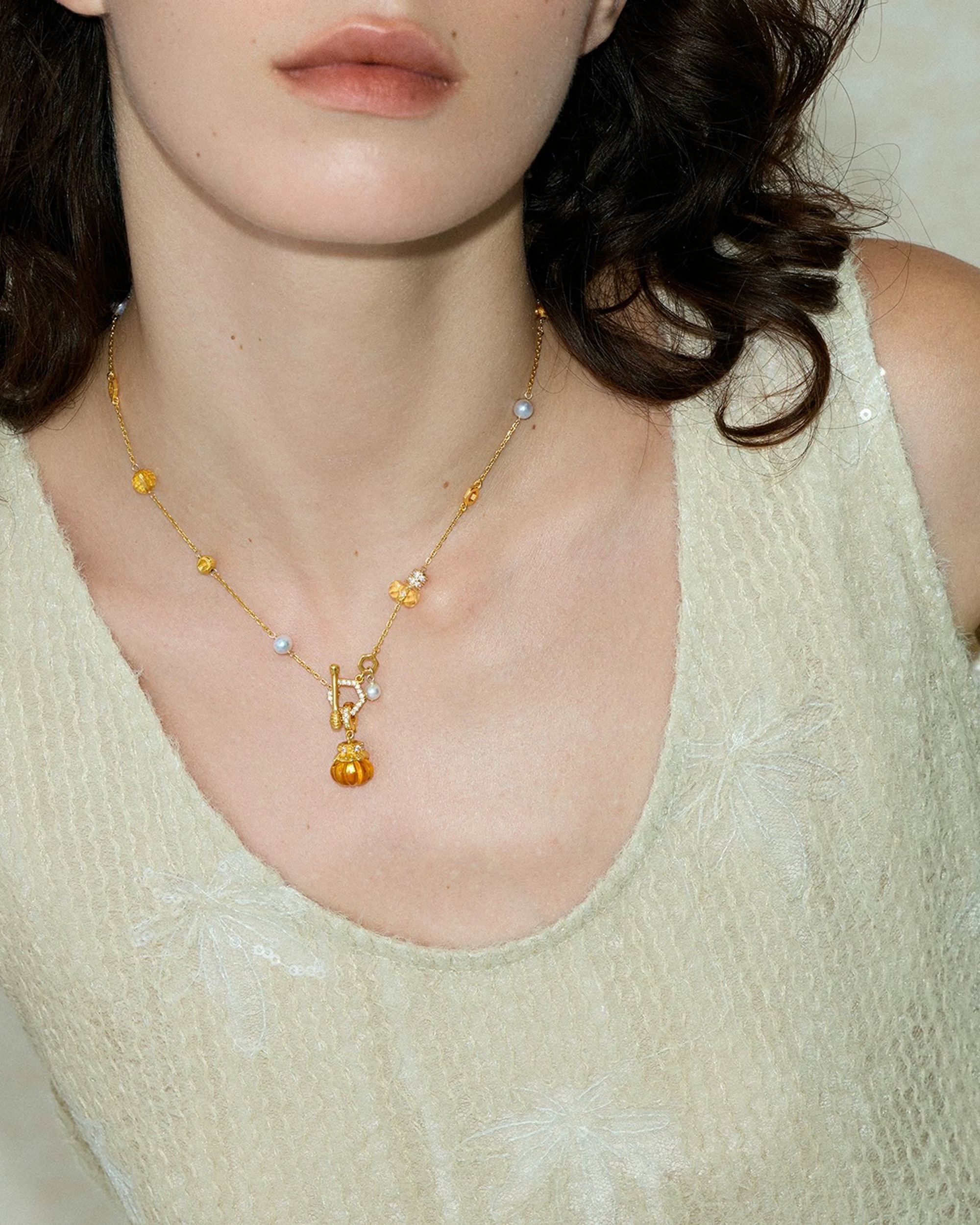 Liquid Amber Necklace