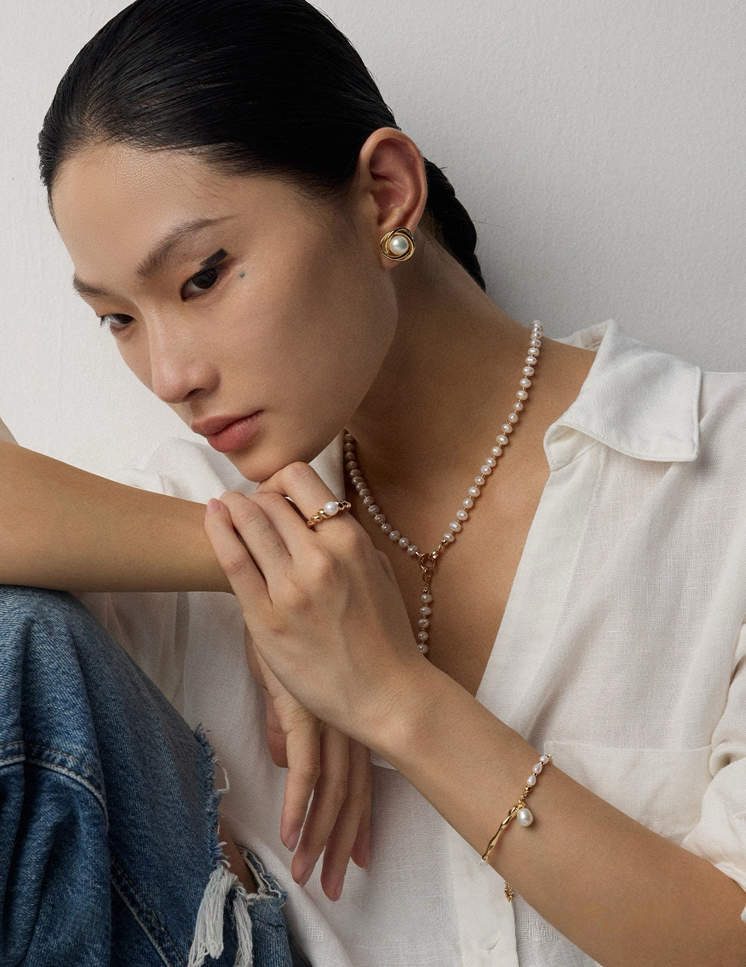 Aurora Pearl Ring