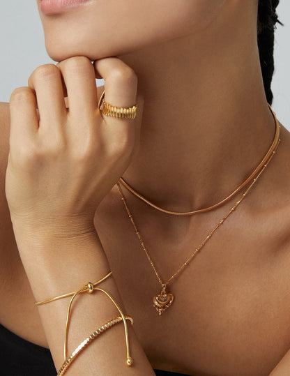 Cloud Drift Minimal Silver Bracelet