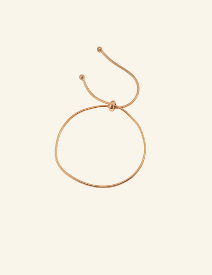 Cloud Drift Minimal Silver Bracelet