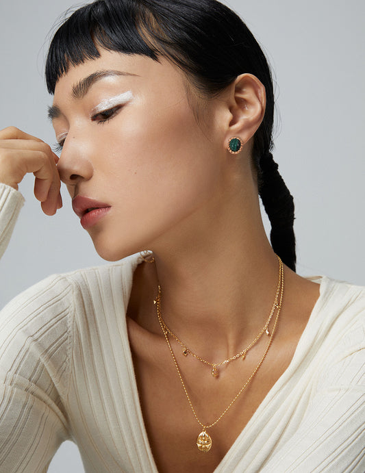Forest Dew Silver Earrings