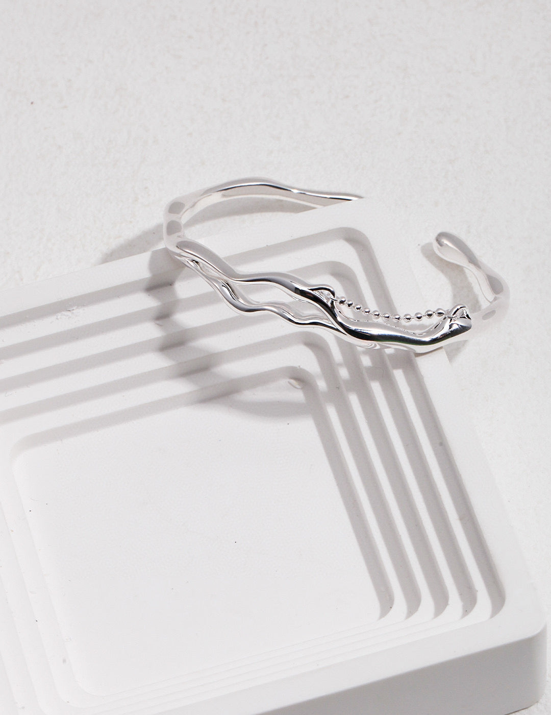 Moonshadow Flow Silver Bracelet