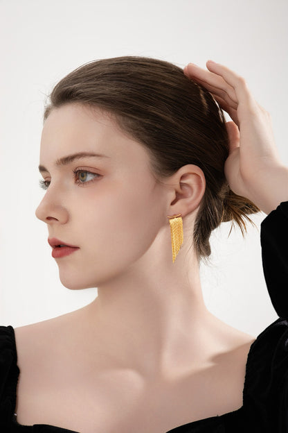 Silver Drift Earrings