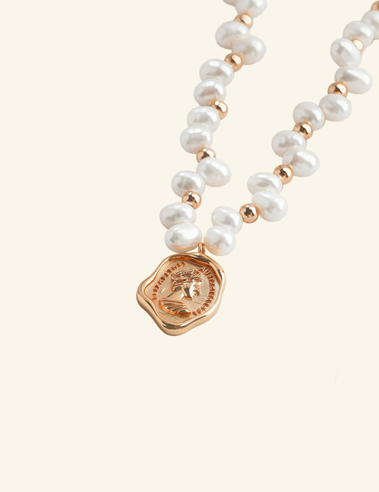 Vintage Emblem Necklace