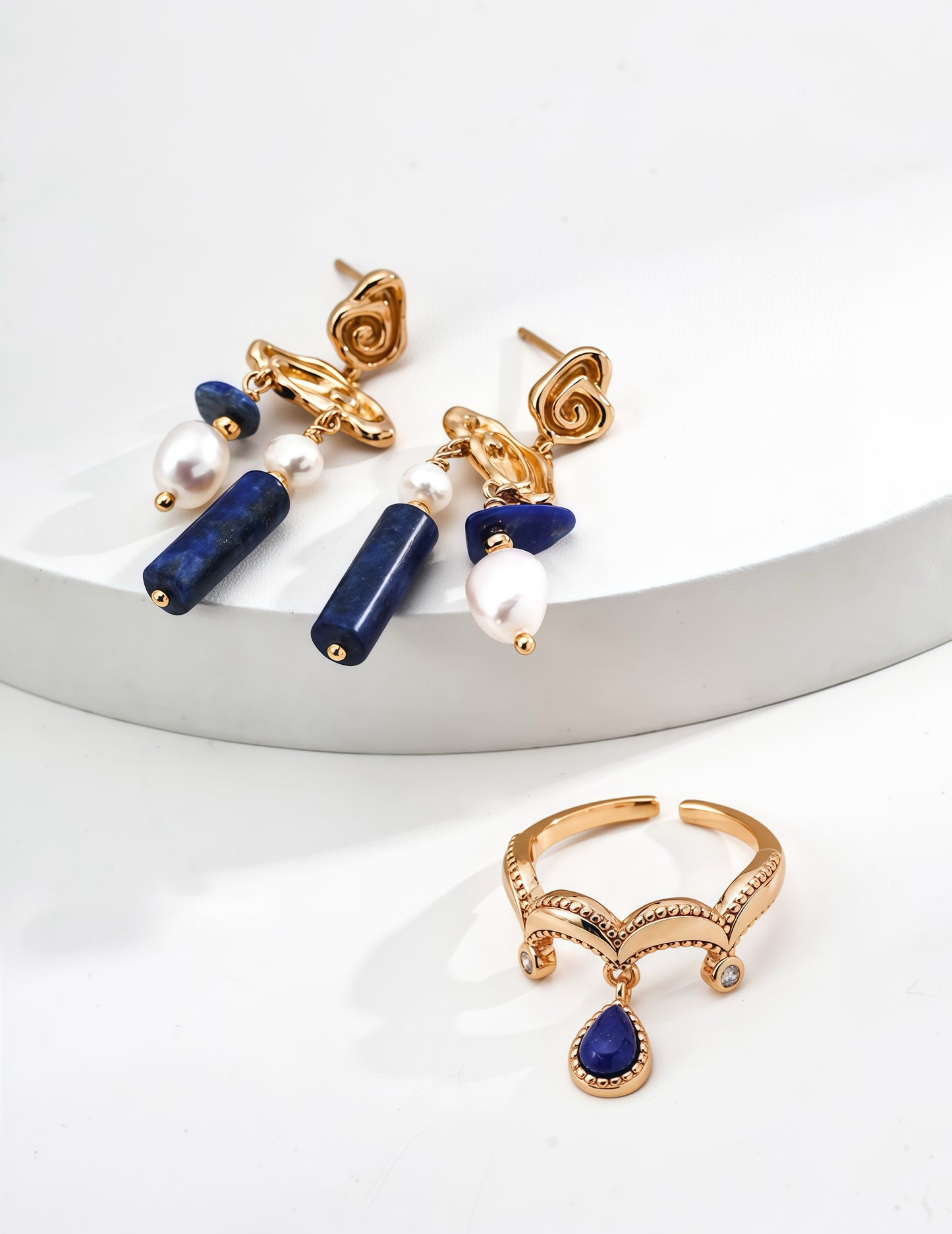 Midnight Glow Lapis Set