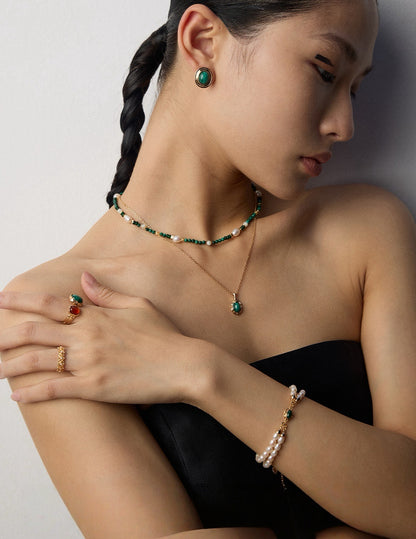 Emerald Whisper Bracelet