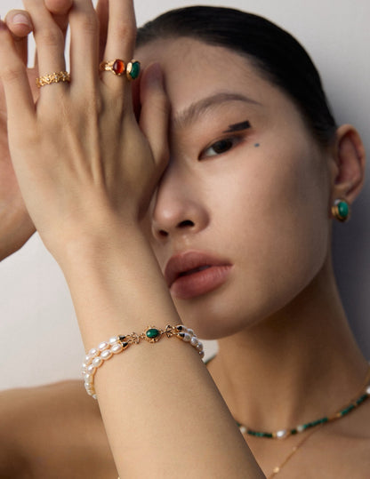 Emerald Whisper Bracelet