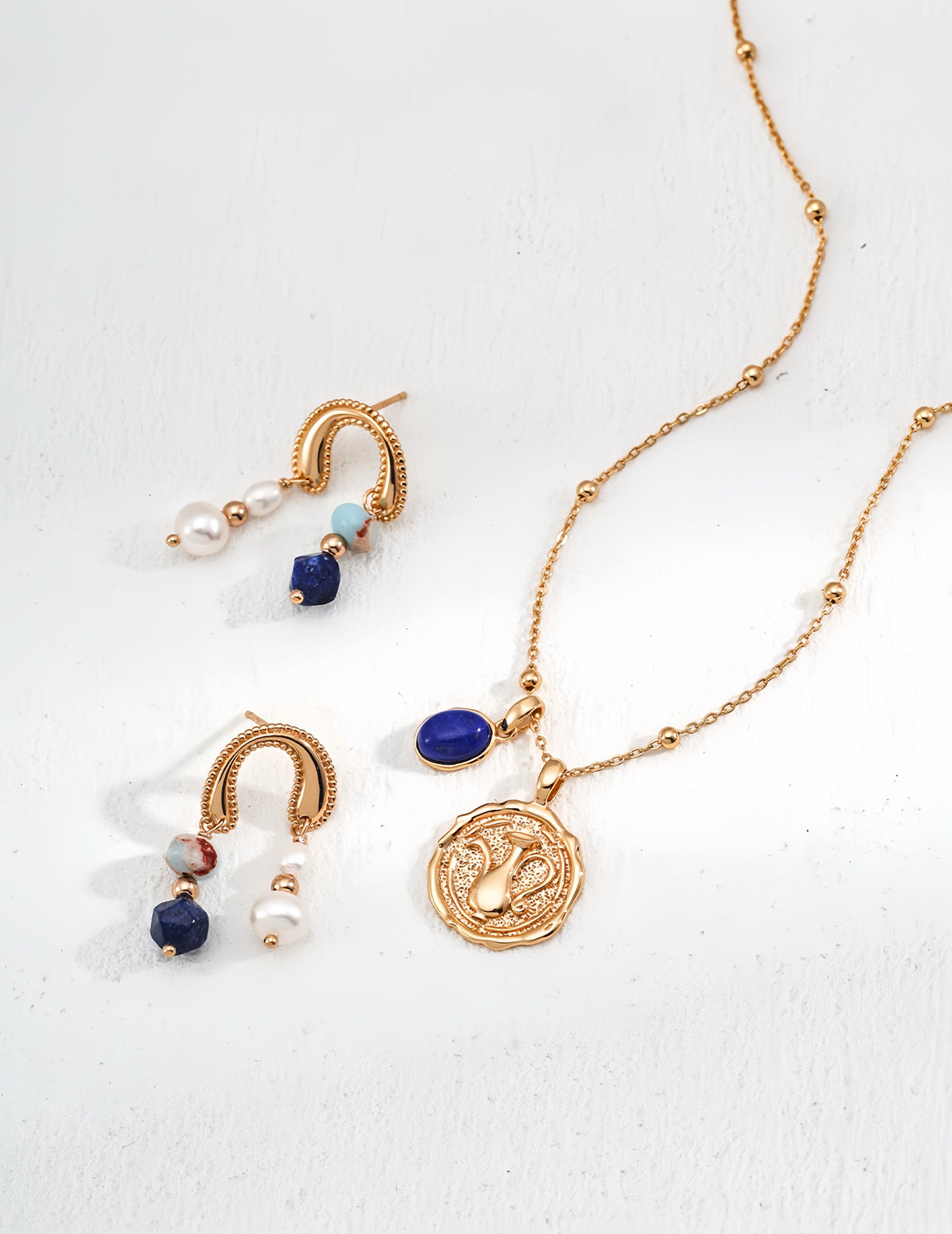 Lapis Pearl Elegance Jewelry