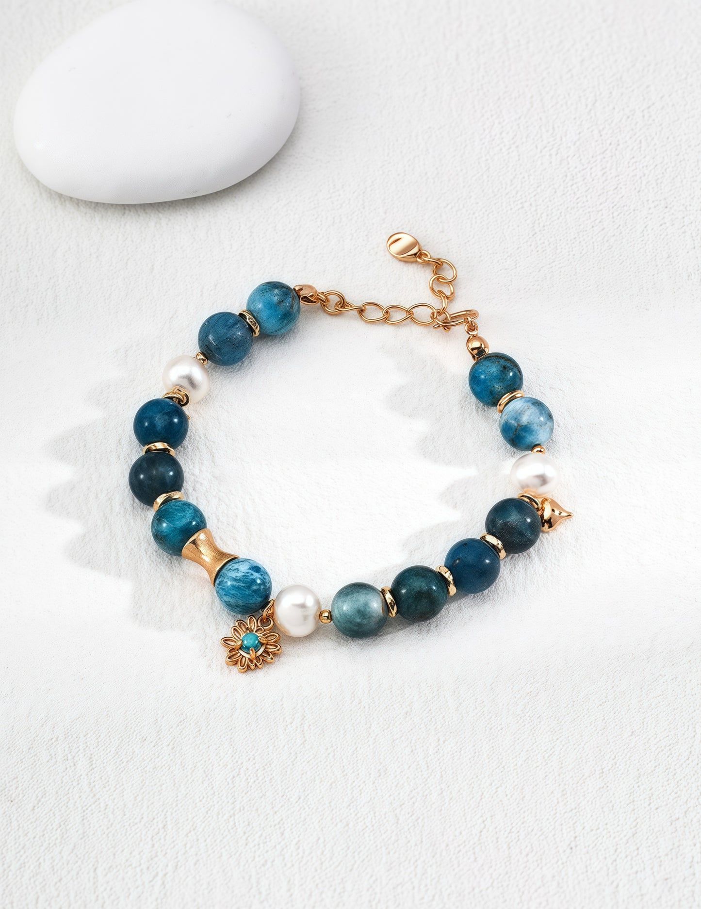 Azure Pearl Bracelet