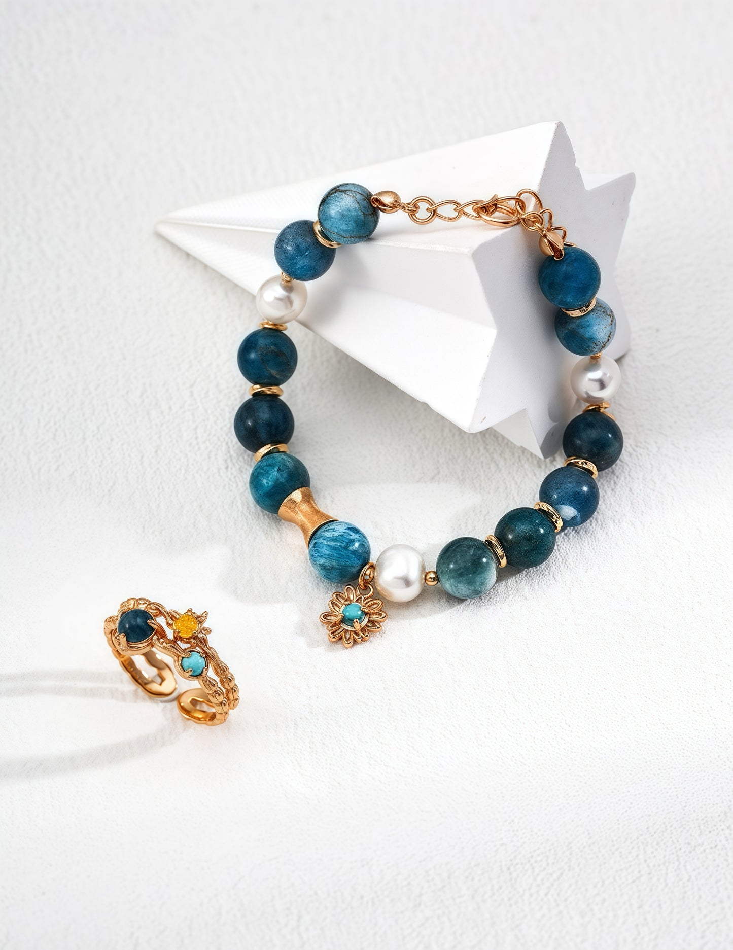 Azure Pearl Bracelet