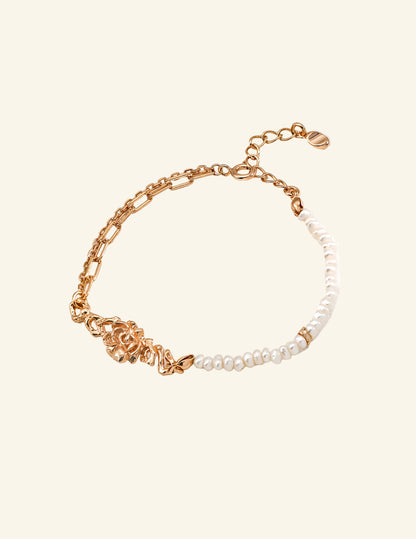 Eternal Rose Pearl Bracelet/Necklace