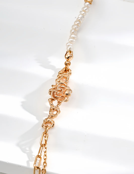 Eternal Rose Pearl Bracelet/Necklace