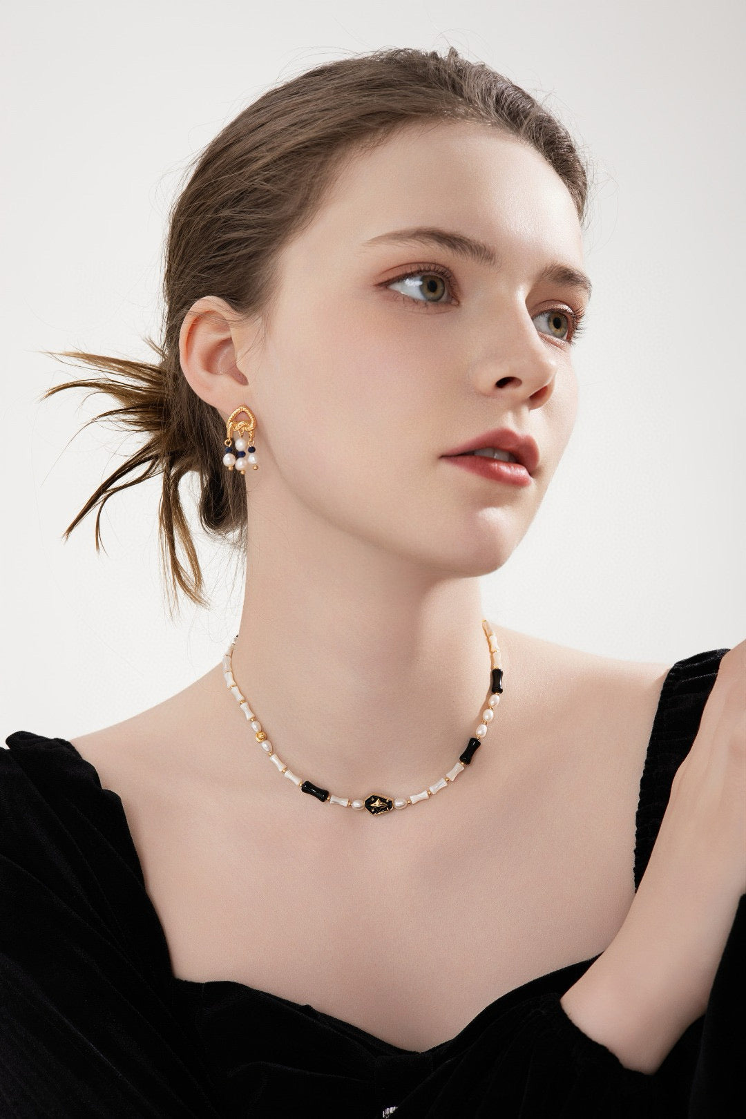 Pure Silver Pearl Earrings