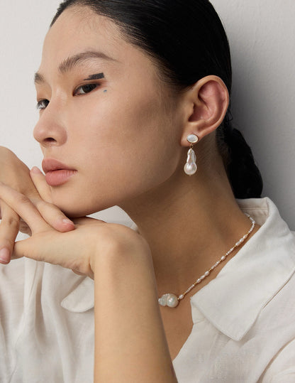 Moonlight Pearl Earrings