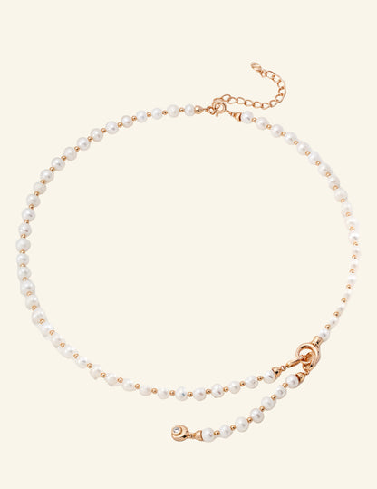Moonlit Pearl Necklace
