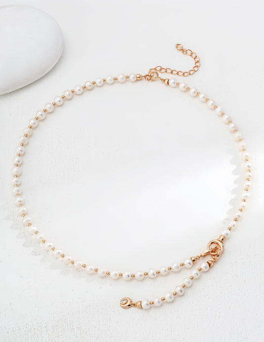 Moonlit Pearl Necklace