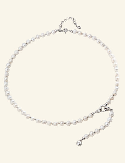 Moonlit Pearl Necklace