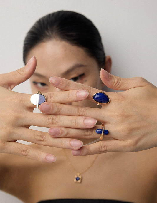 Midnight Lapis Ring