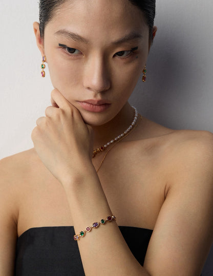 Rainbow Zircon Bracelet