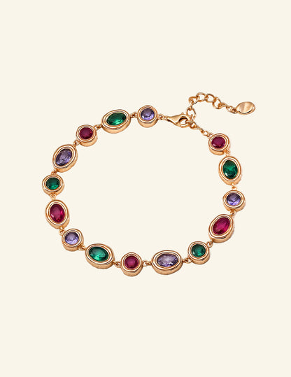 Rainbow Zircon Bracelet