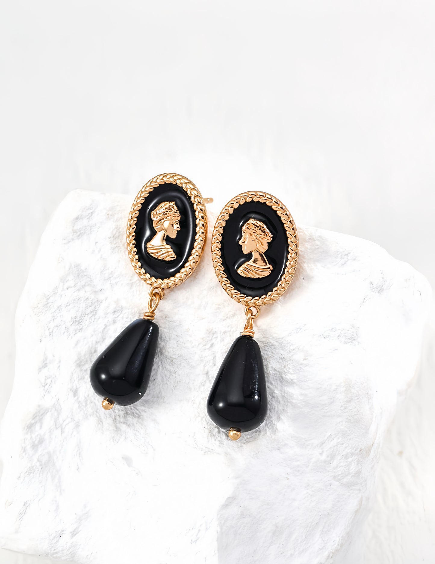 Midnight Agate Earrings