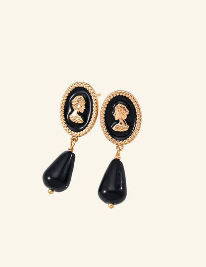 Midnight Agate Earrings