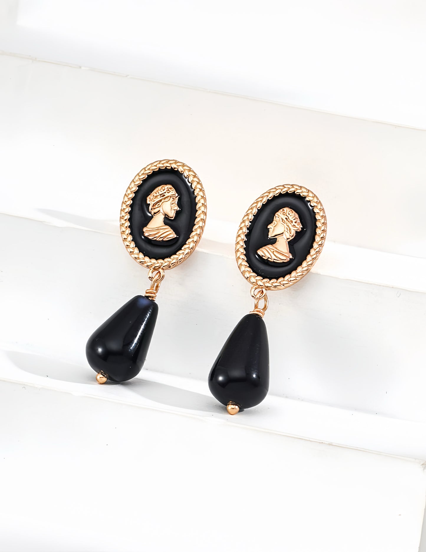 Midnight Agate Earrings