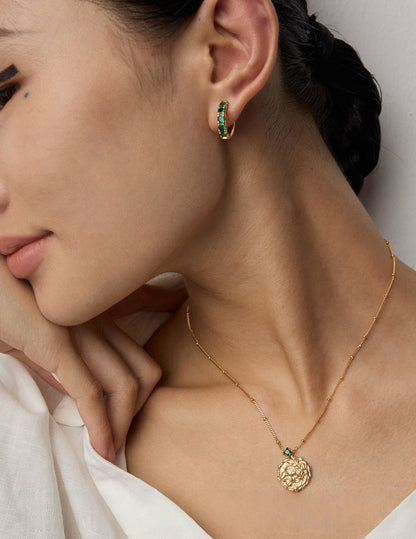 Moonlit Zircon Earrings