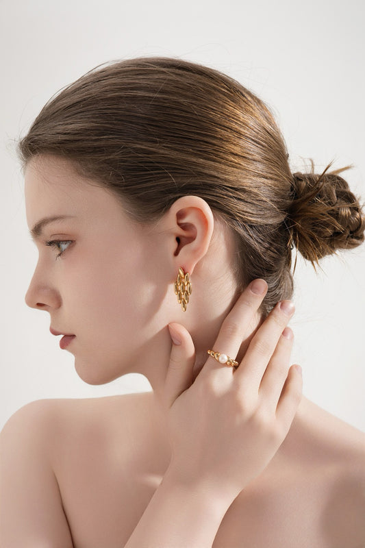 Pure Silver Glow Earrings